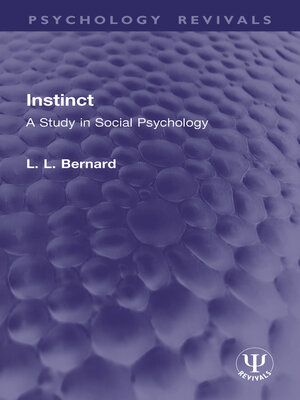 cover image of Instinct